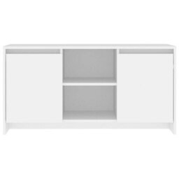 Berkfield Sturdy Tv Cabinet White 102X37.5X52.5 Cm Engineered Wood - thumbnail 3