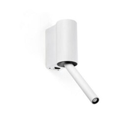 Luminosa Lighting Luminosa Dante Led Reading Wall Light Matt White 3W 2700K - thumbnail 1