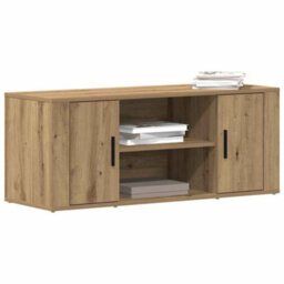 Berkfield Tv Cabinet Artisan Oak 100X35X40 Cm Engineered Wood - thumbnail 3