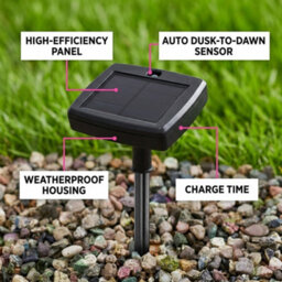 Set Of 3 Flamingo Led Solar Garden Lights, Outdoor Solar Powered Stake Lights For Garden, Lawn, Patio And Pathway - thumbnail 8