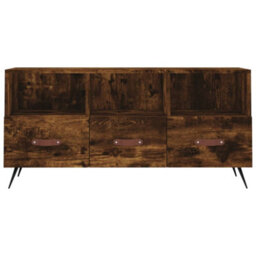 Berkfield Tv Cabinet Smoked Oak 102X36X50 Cm Engineered Wood - thumbnail 5