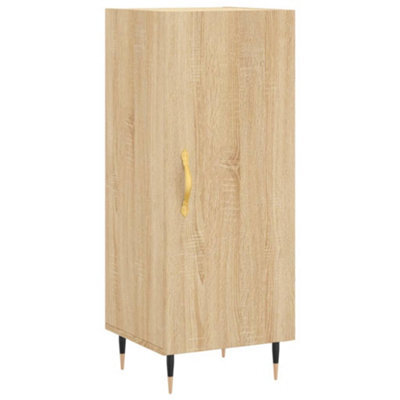 Berkfield Modern Sideboard Sonoma Oak 34.5X34X90 Cm Engineered Wood - image 1