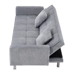 2 Seater Pull Out Sofa Bed Position Adjustable Folding Guest Bed Living Room - thumbnail 5