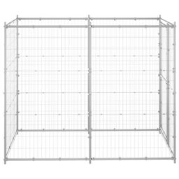Walplus Outdoor Dog Kennel Galvanised Steel 110X220X180 Cm - thumbnail 3