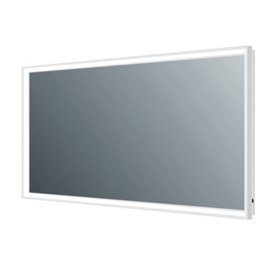 Plum&clay Solstice Chrome Led Illuminated Backlit Bathroom Mirror (H)700mm (W)1200mm - image 1