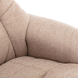 Morris Living Cairo Swivel Recliner Chair & Footstool In Wheat Lisbon Fabric - thumbnail 8