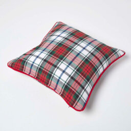 Homescapes Cotton Macduff Tartan Cushion Cover, 45 X 45 Cm - thumbnail 4