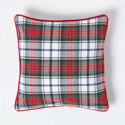 Homescapes Cotton Macduff Tartan Cushion Cover, 45 X 45 Cm - thumbnail 1