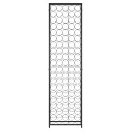 Walplus Wine Rack For 95 Bottles Black 54X18X200 Cm Wrought Iron - thumbnail 3
