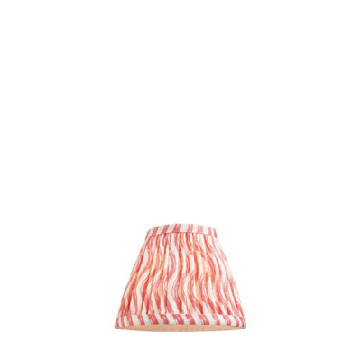 Loops Stylish Handcrafted Coral Pink Tapered Lamp Shade - Perfect For Home Decor - image 1