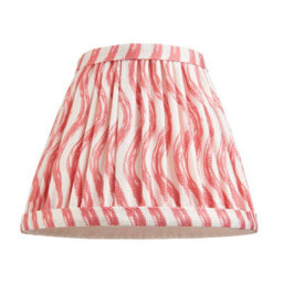 Loops Stylish Handcrafted Coral Pink Tapered Lamp Shade - Perfect For Home Decor - thumbnail 5