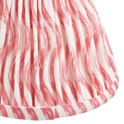 Loops Stylish Handcrafted Coral Pink Tapered Lamp Shade - Perfect For Home Decor - thumbnail 3
