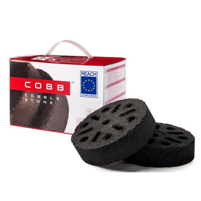 Cobb 670614 Cobble Stone Fuel Briquettes, Black