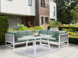 Beliani Outdoor Cushion Cover Set Castella Green - thumbnail 2