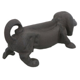 AB Tools Dachshund Boot Scraper Dog Door Stop Cast Iron Mud Muck Wedge Animal House - thumbnail 5