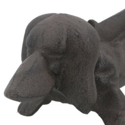 AB Tools Dachshund Boot Scraper Dog Door Stop Cast Iron Mud Muck Wedge Animal House - thumbnail 6