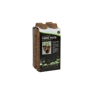 Garland Worth Gardening 96 X 6Cm Round Fibre Pots