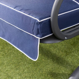 Alfresia Turin Reclining Swing Seat With Navy Blue Luxury Cushions - thumbnail 4