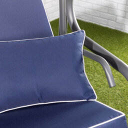 Alfresia Turin Reclining Swing Seat With Navy Blue Luxury Cushions - thumbnail 6