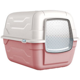 Cat Centre.Direct Cat Centre Cat Pink Large Hooded Litter Tray - Enclosed Box