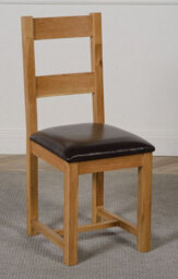 That's Furniture Lincoln Solid Oak Dining Chairs For Dining Room Or Kitchen - thumbnail 1