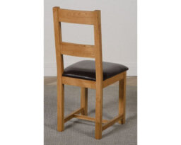 That's Furniture Lincoln Solid Oak Dining Chairs For Dining Room Or Kitchen - thumbnail 4