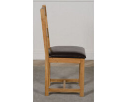That's Furniture Lincoln Solid Oak Dining Chairs For Dining Room Or Kitchen - thumbnail 3