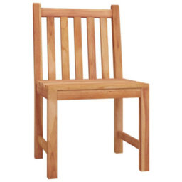 Berkfield 5 Piece Garden Dining Set Solid Wood Teak - thumbnail 8