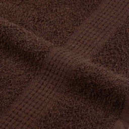 Berkfield Bath Towels 4 Pcs Brown 100X150 Cm 360 Gsm 100% Cotton - thumbnail 7