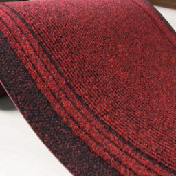 Loomed Red Hard Wearing Non Slip Cut To Measure Runner Utility Mat 66Cm Wide (2Ft 2In W X 22Ft L) - thumbnail 5