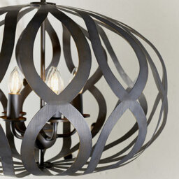 Luminosa Lighting Luminosa Sirolo 5 Light Ceiling Pendant Antique Bronze Paint, E14 - thumbnail 2