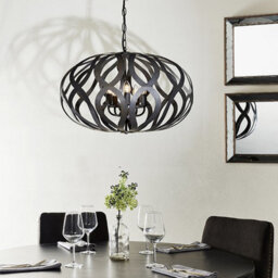 Luminosa Lighting Luminosa Sirolo 5 Light Ceiling Pendant Antique Bronze Paint, E14 - thumbnail 4