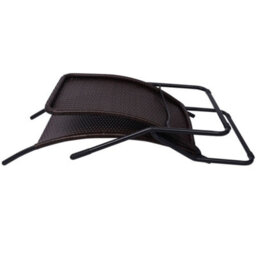 Walplus Folding Sun Lounger Poly Rattan Brown - thumbnail 4