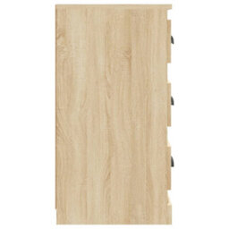 Berkfield Classic Sideboard Sonoma Oak 70X35.5X67.5 Cm Engineered Wood - thumbnail 5