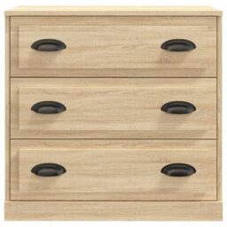 Berkfield Classic Sideboard Sonoma Oak 70X35.5X67.5 Cm Engineered Wood - thumbnail 4