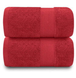 Gc Gaveno Cavailia 2Pk Miami Bath Towel 70X125 Wine 700 Gsm Quick Drying & Super Absorbent Bath Towel Set - thumbnail 1