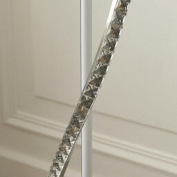 Pagazzi Lighting Pagazzi Hyde Chrome And Crystal Led Floor Lamp - thumbnail 4