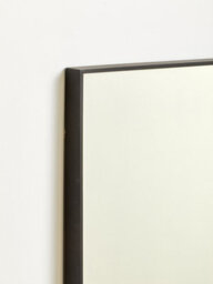 Orsina Sturdy Black Large Square Wall Mirror, Contemporary Lounge Mirror, Versatile Antique Mirror For Home, Office - thumbnail 4