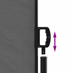 Walplus Retractable Side Awning Garden Sun Shade Canopy Gazebo For Back Door, Porch, Patio Anthracite 180X600 Cm - thumbnail 6