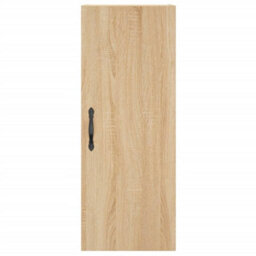 Berkfield Modern Highboard Sonoma Oak 34.5X34X180 Cm Engineered Wood - thumbnail 6