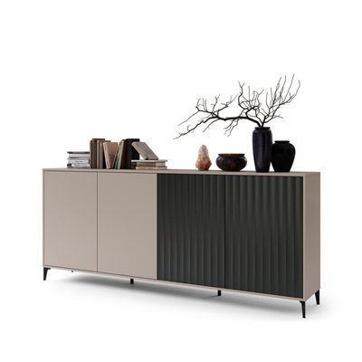 Heze Furniture Rimini Wide Premium Sideboard With Textured Door - image 1