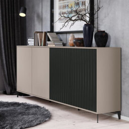 Heze Furniture Rimini Wide Premium Sideboard With Textured Door - thumbnail 2