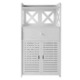 Nordic Floor Bathroom Cabinet Multi Layer Drawer Storage Shelf - thumbnail 1