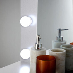 Home Source Ella White Dressing Table With Stool And Led Lights Mirror - thumbnail 5