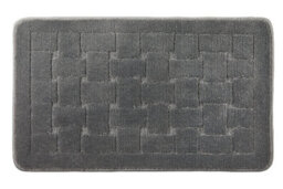 Shades Collection Bath Mat In Silver