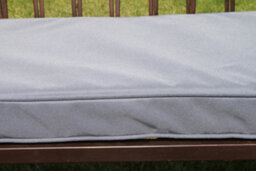 Garden Market Place Garden Furniture Cushion- 3 Seater Swing Seat Or Large Bench Cushion In Grey - thumbnail 3