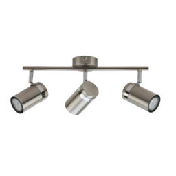 Luminosa Lighting Luminosa Palmoni Ceiling Spotlight Bar Satin Nickel, Chrome 3Xgu10 - thumbnail 2