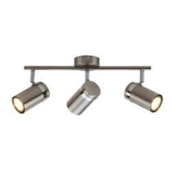 Luminosa Lighting Luminosa Palmoni Ceiling Spotlight Bar Satin Nickel, Chrome 3Xgu10