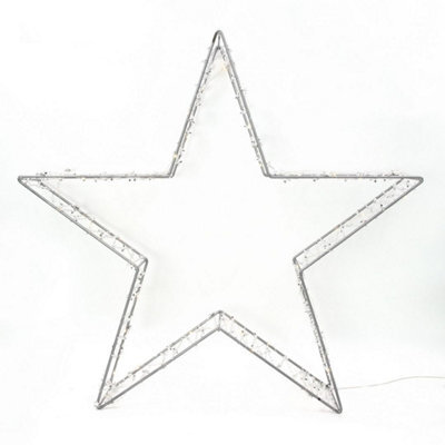 The Christmas Workshop Metal Frame Christmas Star Light - image 1