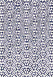Aspect Furniture Kaleido Vintage Geometric Pattern Area Rug (Purple/cream) - thumbnail 3